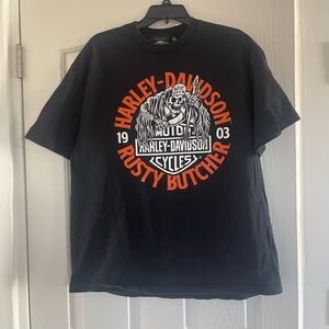 Harley-Davidson Limited Edition Rusty Butcher Collaboration T-Shirt Size XL